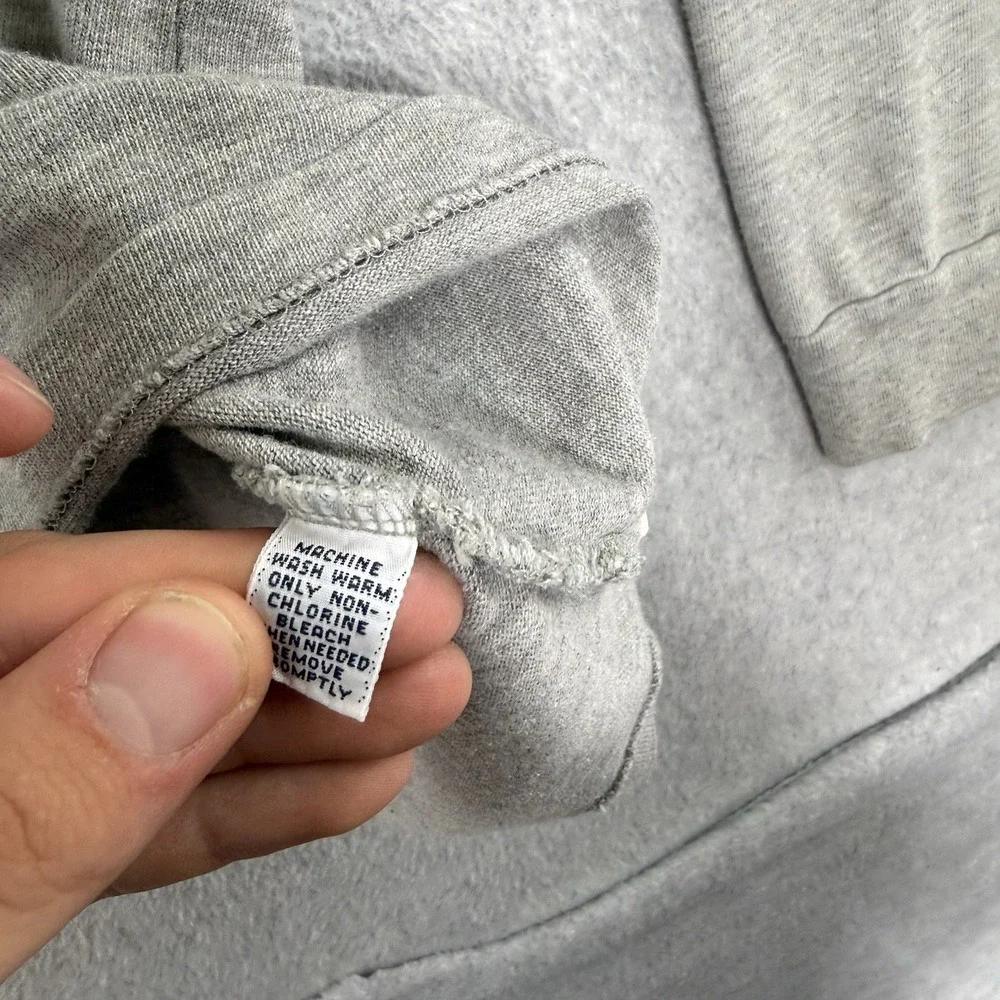 Vintage Polo Ralph Lauren Rugby Shirt Mens Large White Gray Striped Long Sleeve